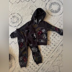 Mickey Mouse Hoodie and Pants Set